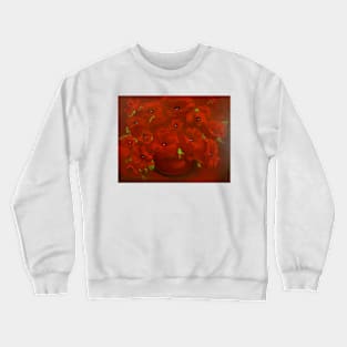 Red Poppies Crewneck Sweatshirt